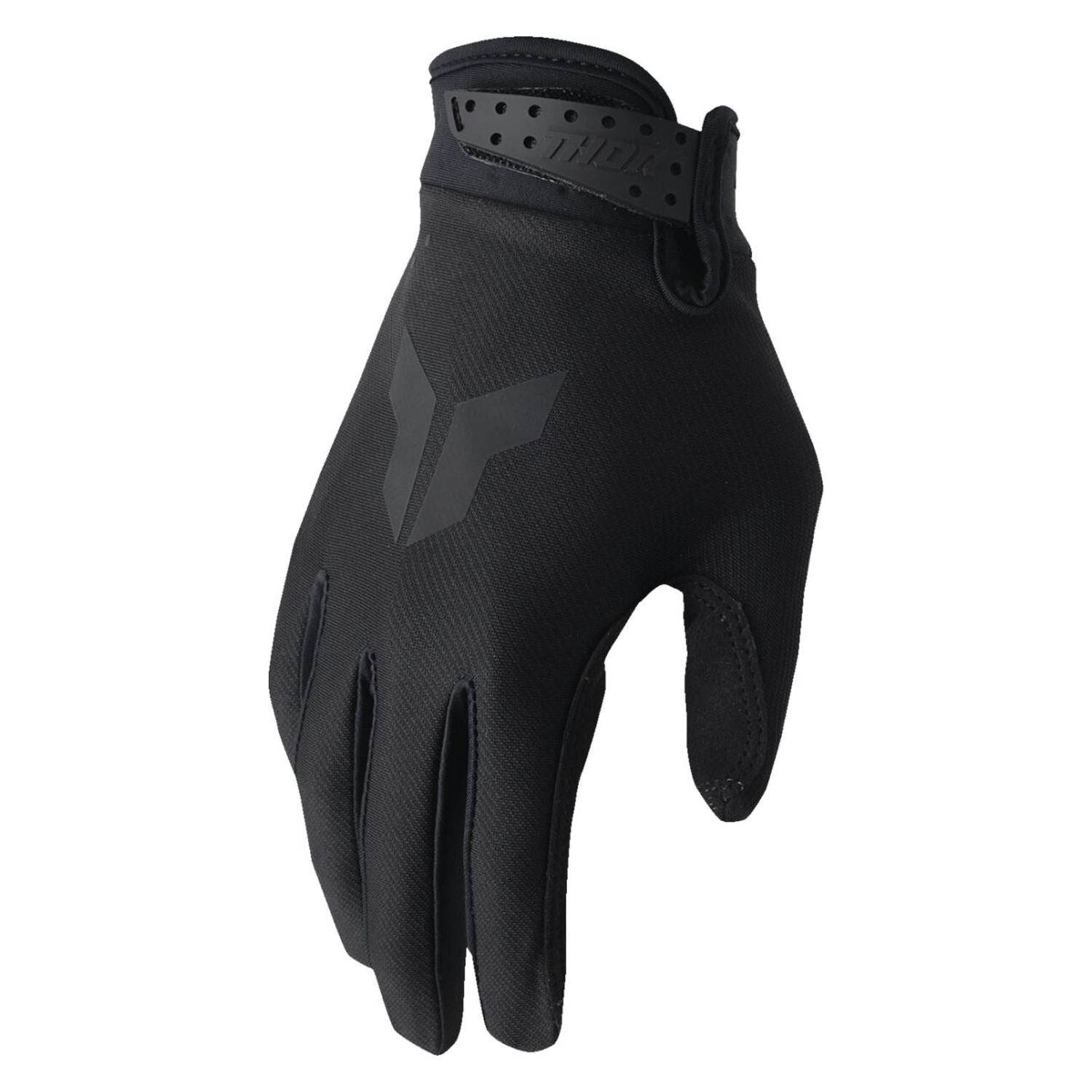 Thor 2026 Youth Launchmode Split Black MX Gloves